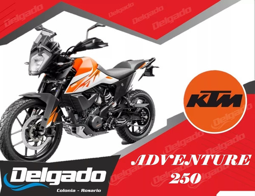 Moto Ktm Adventure 250 Financiado 100% Y Hasta En 60 Cuotas