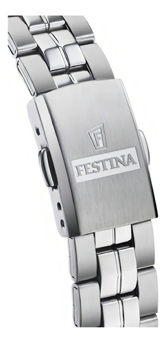 Reloj Festina F20438/4 Acero Dama Sumergible Color de la malla Plateado Color del bisel Plateado Color del fondo Plateado