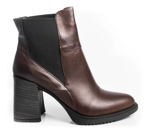 Botas Botinetas Mujer Plataforma Taco 7.5 Cm Timothea 45.899
