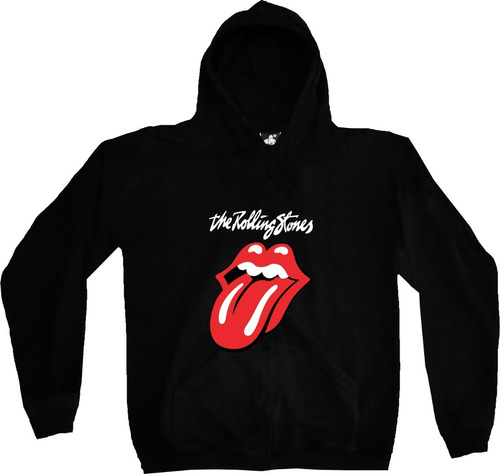 Buzo Hoodie Rolling Stones Rock Metal Estampado Tv Urbanoz