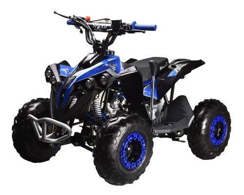 Quadriciclo Partida Elétrica À Gasolina 125cc Com Ré Cor Azul