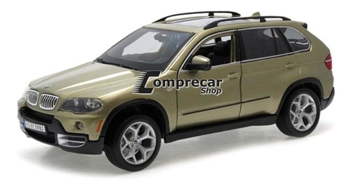 Miniatura Bmw X5 Dourado Bburago 1/18