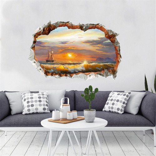 I Adhesivo Mural Desmontable 3d Bricolaje Familiar Hogar
