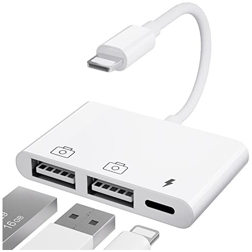 Amllen Usb Adapter iPad, Usb Female Otg Adapter, iPhone Usb