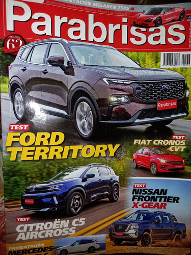 Ford Territory Test, Y Otros En Revista Parabrisas 536