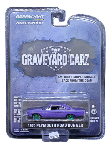 Chase Plymouth Road Runner Graveyard Carz Greenlight 1/64