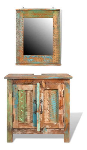 Kcclver Juego De Gabinete De Tocador De Baño De Madera