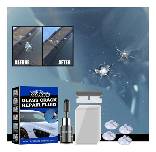. Kit De Reparación De Grietas For Parabrisas De Vidrio