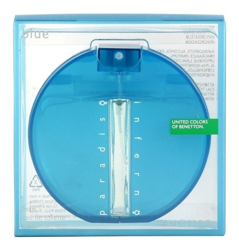 Imagen 1 de 5 de Perfume Inferno Paradiso Blue Benetton