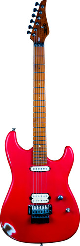 Guitarra Electrica Jet Guitars Js850 Fr Relic Red