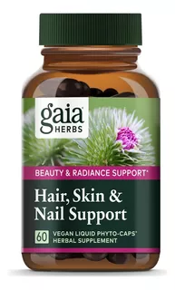 Suplemento Para Cabello, Piel Y Uñas Gaia Herbs 60 Cápsulas