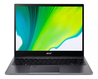 Notebook Acer Spin 5 SP513-54N gray táctil 13.5", Intel Core i7 1065G7 16GB de RAM 512GB SSD 2256x1504px Windows 10 Home