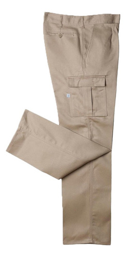 Pantalon Cargo Con Bolsillos De Trabajo Ombu