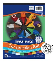 Comprar Bloc De Papel De Construcción Pesado Tru-ray®, 10 Colores Va
