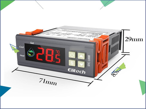 Control De Temperatura Stc1000 Con Sensor Ntc. 110/220v!
