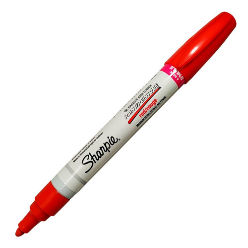Marcador Permanente Sharpie Paint Rojo 3 Mm Bala 36 Piezas
