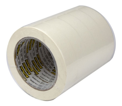 50 Rolo Fita Crepe 24 X 50 Metros Pintura Uso Geral Beltools
