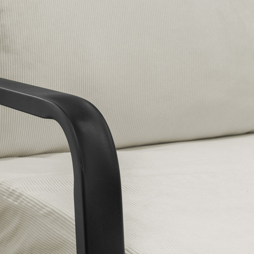 Sofá Reclinable Para Interiores Moderno Bossa Drita Claro Estructura de Metal Cojines de alta densidad