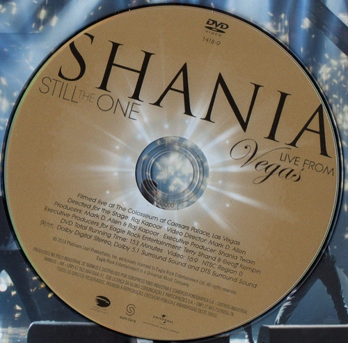 Dvd Shania Twain - Still The One Live From Vegas