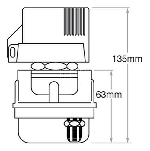Interruptor 75920 Spst On/off Substitui, Protege Contra