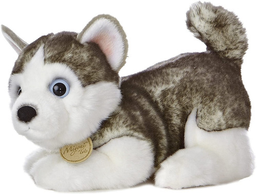 Peluche Aurora, Línea Miyoni, Perro Husky Baby