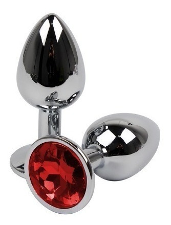 Plug Dilatador Anal Metálico Joya 7 X 2,8 Cm/ Placer Erótico