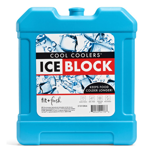 Cool Coolers By Fit + Fresh, Bloque De Hielo Para Congelador