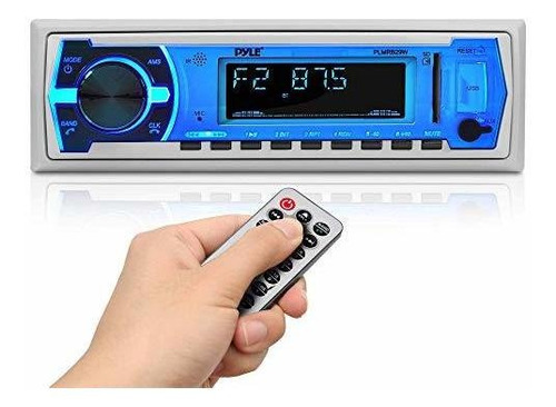 Pyle Marine - Radio Estereo Bluetooth - 12v Single Din Styl