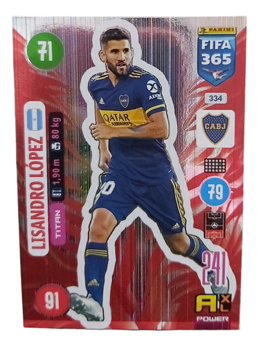 Carta Lisandro Lopez Titan Fifa 365 2021