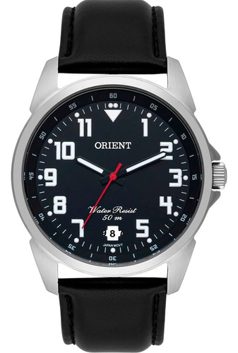 Relógio Orient Masculino Mbsc1031 P2px Pulseira Em Couro 