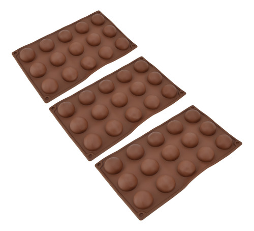 Moldes Para Chocolate, 3 Unidades, 15 Agujeros, Silicona, Bo