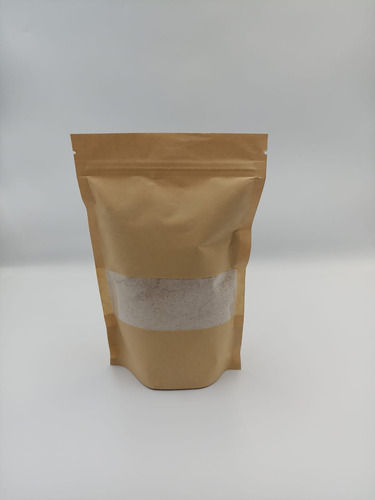 Saco Kraft Visor Stand Up Pouch 2000un 14 X 20 + 4cm
