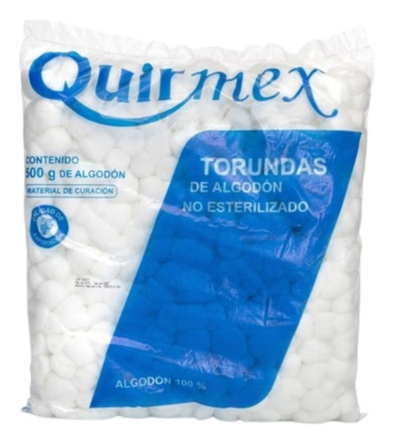 Torundas De Algodón Absorbente Quirmex 500g