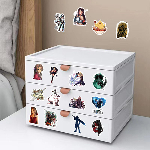 Final Fantasy 60 Calcomanias Stickers De Pvc Vs Agua Gamer