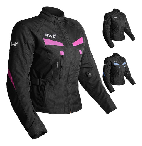 Chaqueta De Protección Hwk M Rosa, Negro Adultos