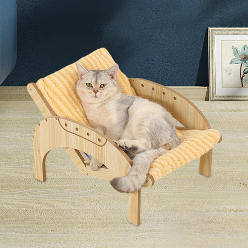 Hamaca Para Gatos Con Rodamiento De 16,53, Cómoda Felpa