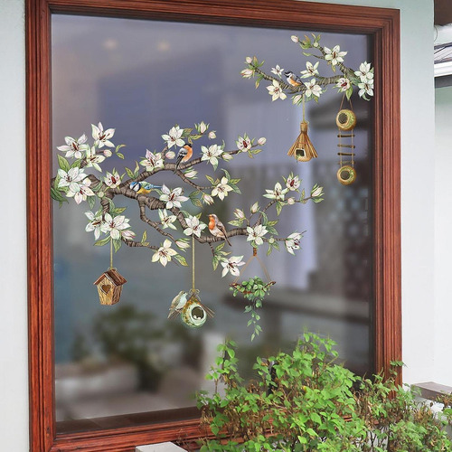 Calcomanía De Pared Pegatina De Pared Ramas De Flores De