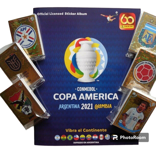 Copa America 2021 Album Figuritas Panini Completo