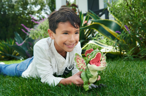 Mattel Jurassic World Dilofosaurio Con Disparador Y Sonido