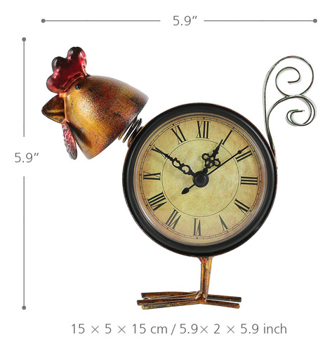 Mesa Muda Hecha A Mano Con Forma De Figura De Pollito De Met