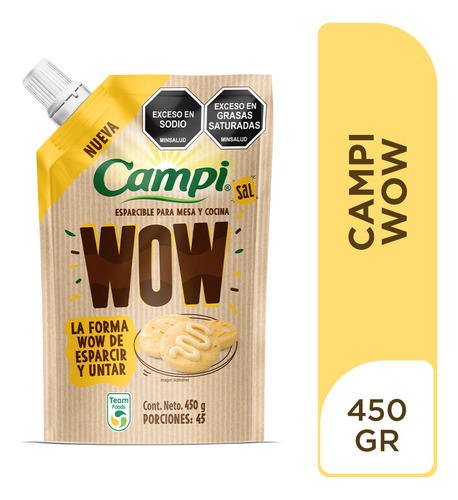 Margarina Esparible Campi Wow 4 - L a $24