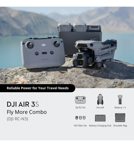 Drone Dji Air 3s Fly More Combo RC-n3