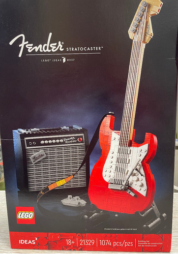 Lego 21329 Fender Stratocaster 1074 Piezas. Nuevo