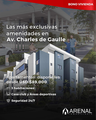 Apartamentos En La Charles De Gaulle | Bono Vivienda