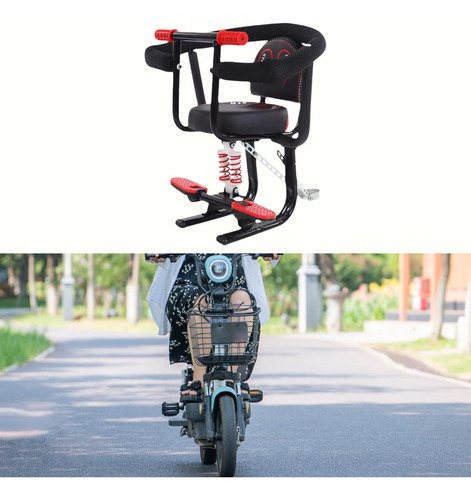 Scooter Con Asiento Ajustable Y Accesorio Para Manillar