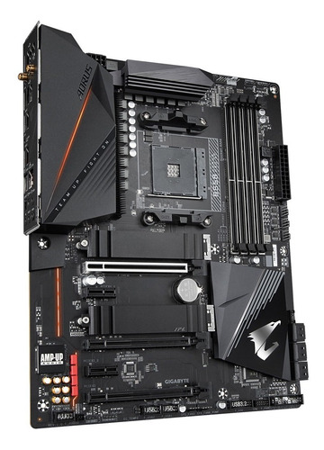 Mãe Gigabyte B550 Aorus Pro Ac Am4 Ryzen 5 Pcie Mineria C