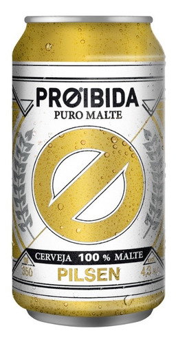 Cerveja Proibida Puro Malte Pilsen - 350ml