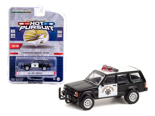 Greenlight - Hot Pursuit - 1993 Jeep Cherokee - 1/64