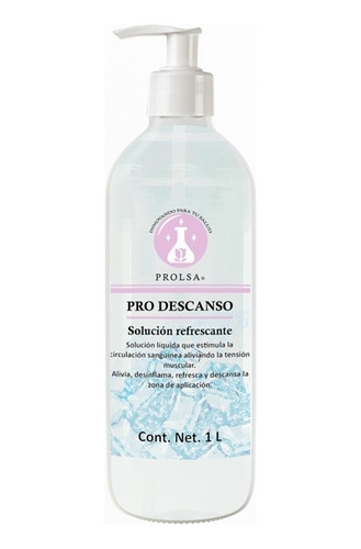 Pro Descanso (1l)solución Liquida Refrescante Uso Podológico Mentol