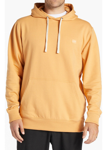 Polera Billabong Hombre All Day Po Naranja